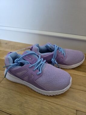 Nerteo Kids Lavender & Blue Lightweight Sneakers
